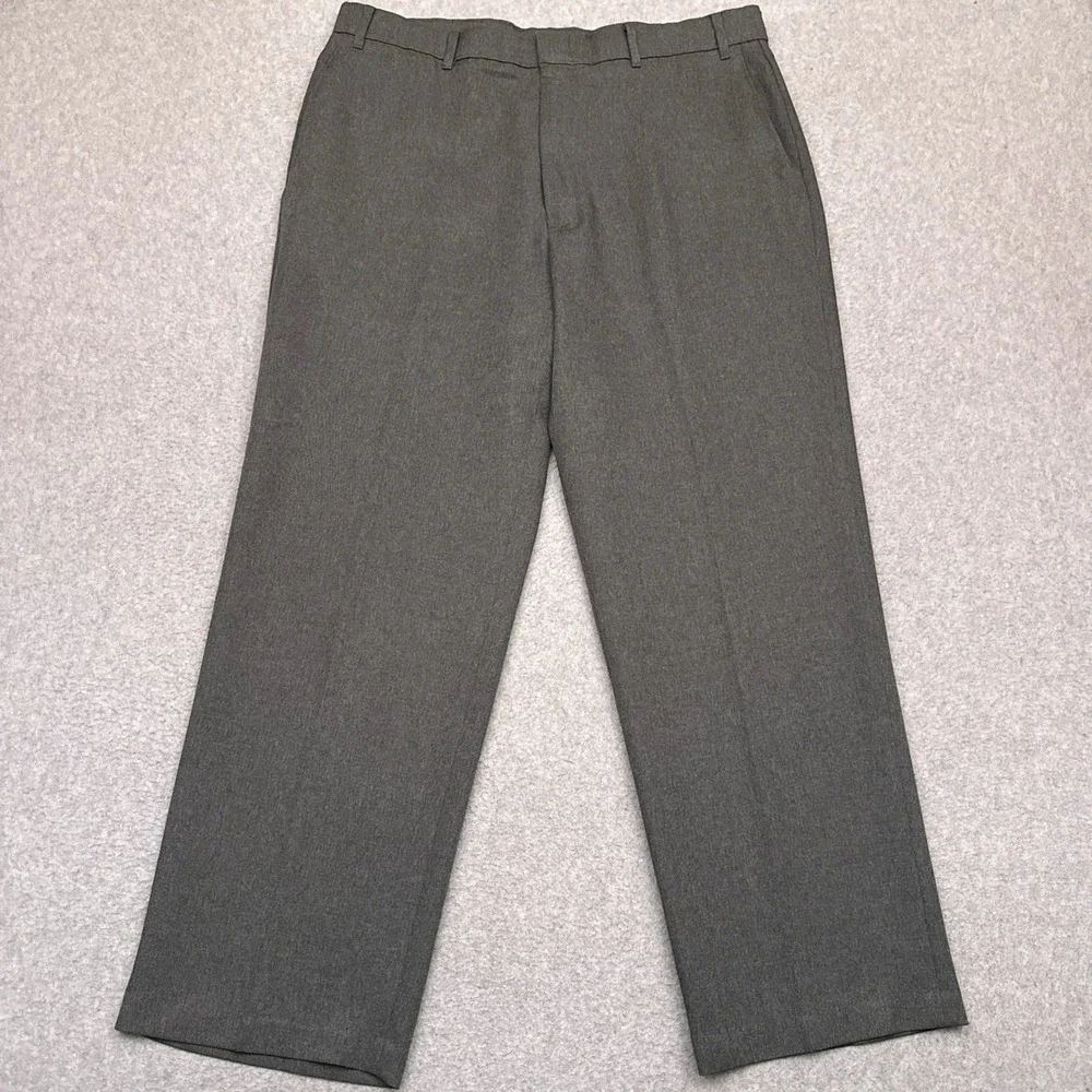 Vintage 90's Levi's Action Slacks Men's 36x29 Gray Dress Pants Preppy Straight
